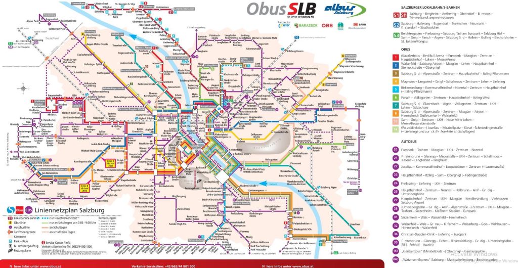 salzburg bus map